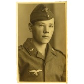 Luftwaffe FLAK Kanoniers porträttfoto
